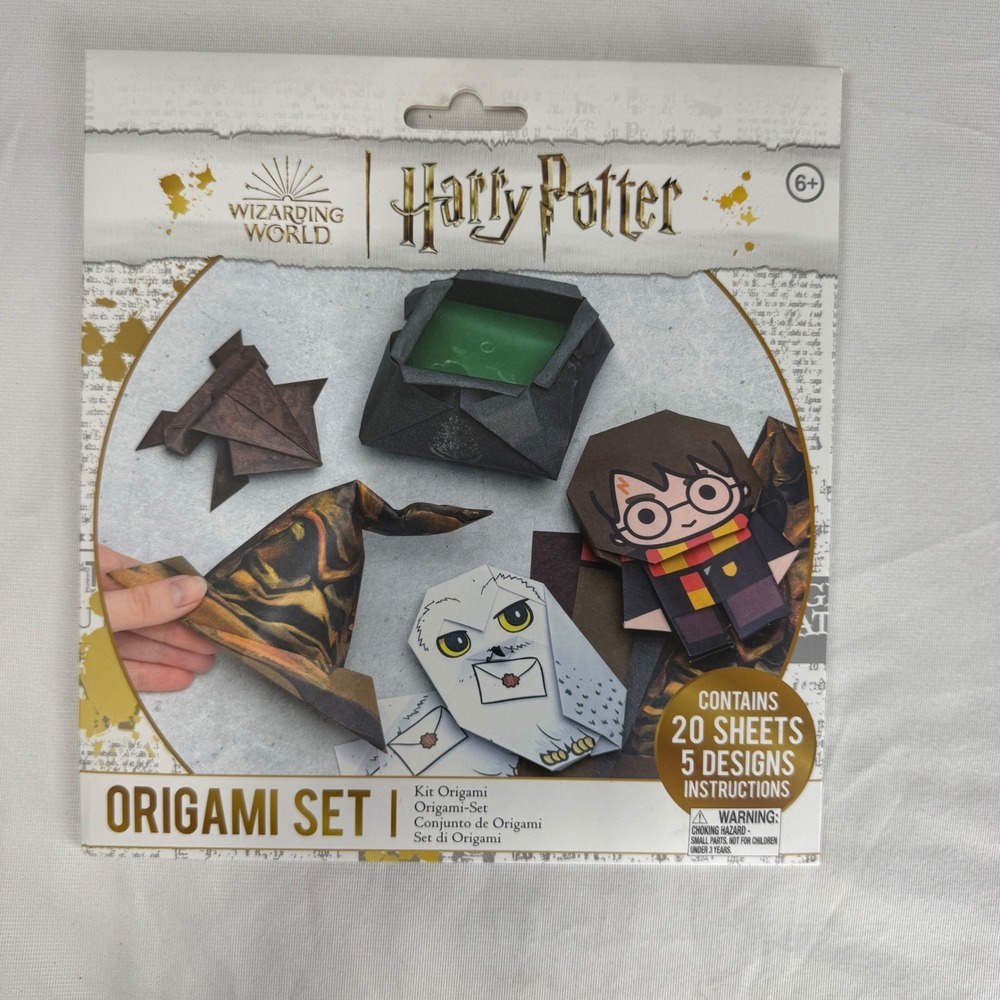 Harry Potter Wizarding World Origami Set 20 Sheets 5 Designs Paladone New